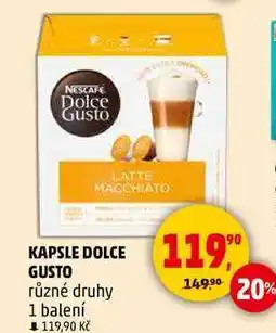Penny Market KAPSLE DOLCE GUSTO různé druhy, 1 balení nabídka