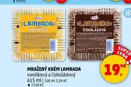 Penny Market MRAŽENÝ KRÉM LAMBADA vanilkový a čokoládový, 615 ml nabídka