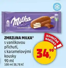 Penny Market ZMRZLINA MILKA s vanilkovou příchutí, 90 ml nabídka