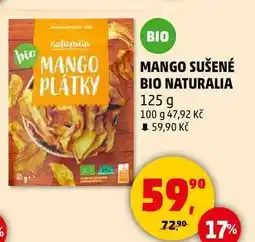 Penny Market MANGO SUŠENÉ BIO NATURALIA, 125 g nabídka