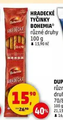 Penny Market HRADECKÉ TYČINKY BOHEMIA různé druhy, 100 g nabídka