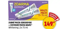 Penny Market ZUBNÍ PASTA SENSODYNE + CESTOVNÍ PASTA NAVÍC Whitening, 2x 75 ml nabídka