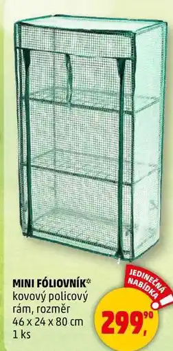 Penny Market MINI FÓLIOVNÍK kovový policový rám, rozměr 46 x 24 x 80 cm, 1 ks nabídka