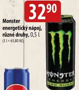 Bala MONSTER energetický nápoj nabídka