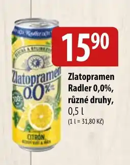 Bala Zlatopramen Radler 0,0% nabídka