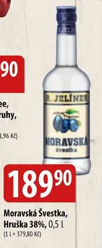 Bala Moravská Švestka, Hruška 38% nabídka