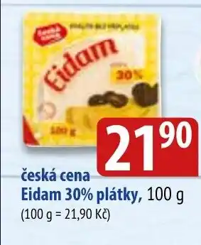 Bala česká cena Eidam 30% plátky nabídka