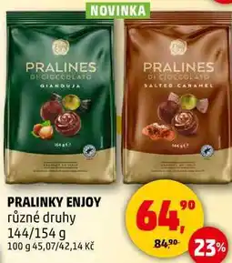 Penny Market PRALINKY ENJOY různé druhy, 144/154 g nabídka