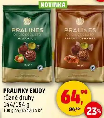 Penny Market PRALINKY ENJOY různé druhy, 144/154 g nabídka