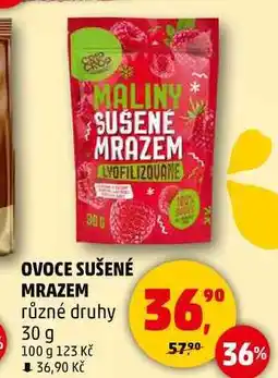 Penny Market OVOCE SUŠENÉ MRAZEM 100% různé druhy, 30 g nabídka