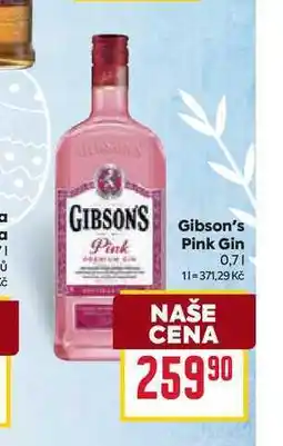 Billa Gibson's Pink Gin 0,7l nabídka