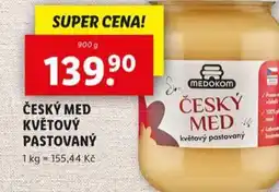 Lidl Český med květový pastovaný nabídka