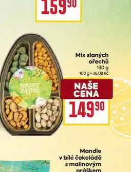 Billa Mix slaných ořechů 130 g nabídka