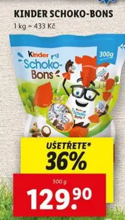 Lidl Kinder schoko-bons nabídka