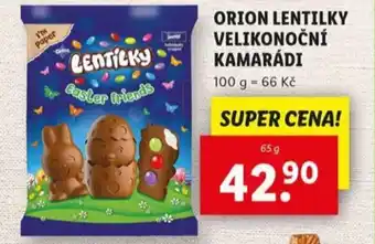 Lidl Orion lentilky velikonoční kamarádi nabídka