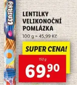 Lidl Lentilky velikonoční pomlázka nabídka