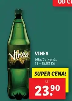 Lidl VINEA bílá/červená nabídka