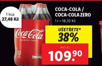 Lidl COCA-COLA / COCA-COLA Zero nabídka