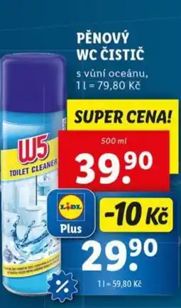 Lidl Pěnový wc čistič nabídka