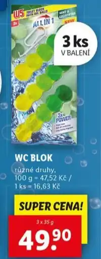 Lidl WC Blok nabídka