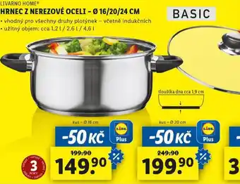 Lidl Hrnec z nerezové oceli 20 cm nabídka