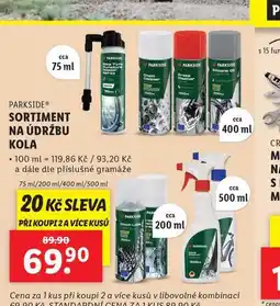Lidl Sortiment na údržbu kola nabídka