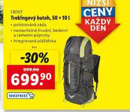 Lidl Trekingový batoh nabídka