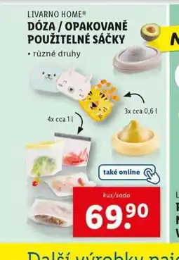 Lidl Dóza / opakovaně použitelné sáčky nabídka