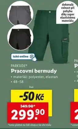 Lidl Pracovní bermudy nabídka