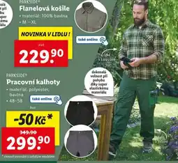 Lidl Flanelová košile nabídka