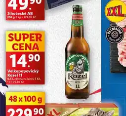 Lidl Pivo velkopopovický kozel 11 nabídka