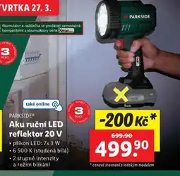 Lidl Aku ruční led reflektor 20 v nabídka