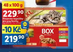Lidl Propesko kapsičky pro kočky nabídka
