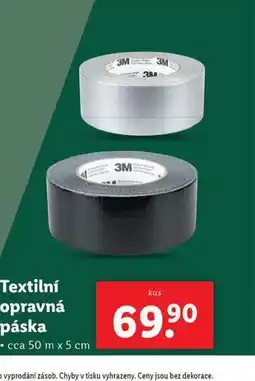 Lidl Textilní opravná páska nabídka