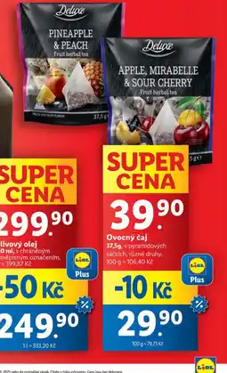 Lidl Ovovný čaj nabídka