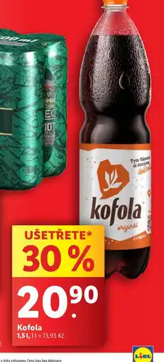 Lidl Kofola 1,5l nabídka