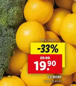 Lidl Citrony nabídka