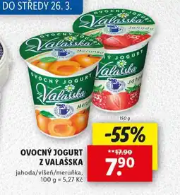 Lidl Ovocný jogurt z valašska nabídka