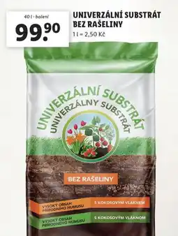 Lidl Univerezální substrát bez rašeliny nabídka