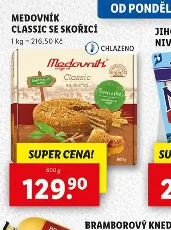 Lidl Medovník classic se skořicí nabídka