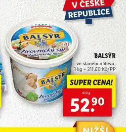 Lidl Balsýr nabídka