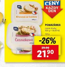 Lidl Pomazánka nabídka