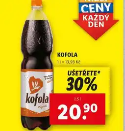 Lidl Kofola 1l nabídka