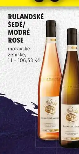 Lidl Rulandské šedé / modré rose nabídka