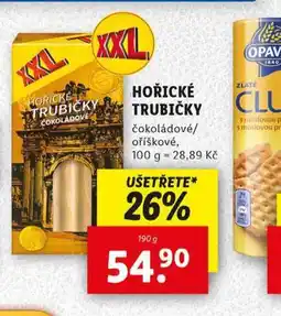 Lidl Hořické trubičky nabídka