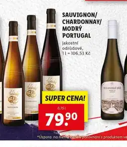 Lidl Sauvignon nabídka