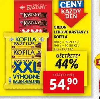 Lidl Orion ledové kaštany / kofila nabídka