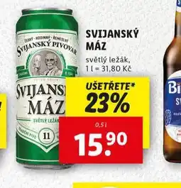 Lidl Svijanský máz nabídka