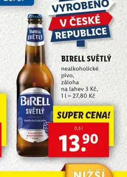 Lidl Birell světlý nabídka