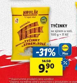 Lidl Tyčinky nabídka